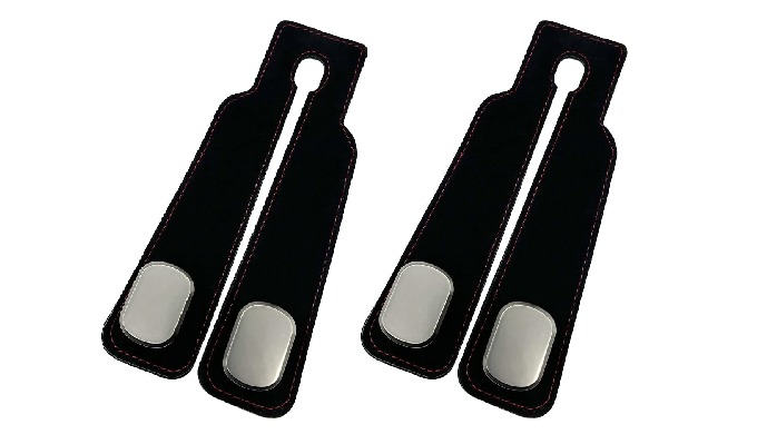 The package comes with 2 hooks, Car seat back multi-functional hook double hook are very easy to ins...