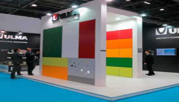 Diseño de Stand para realzar productos destacando por su cromática y estilo