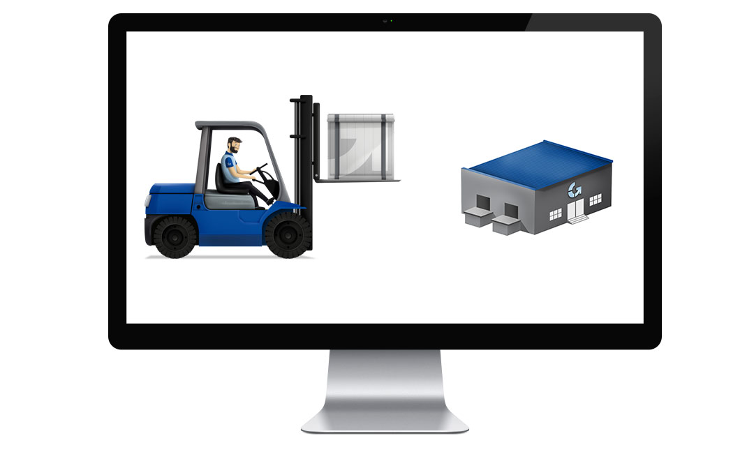 Control de flujo, almacenamiento y toda la distribución desde la recepción del material hasta su ent...