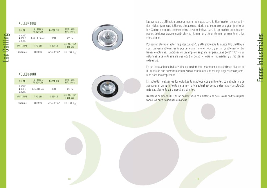 Instalacion de lamparas LED