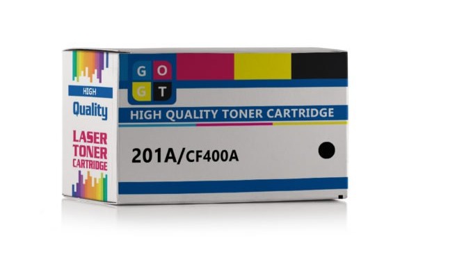 HP 201A (CF400A) toner cartridges work with HP printers: HP Color LaserJet Pro M252dw, M277, MFP M27...