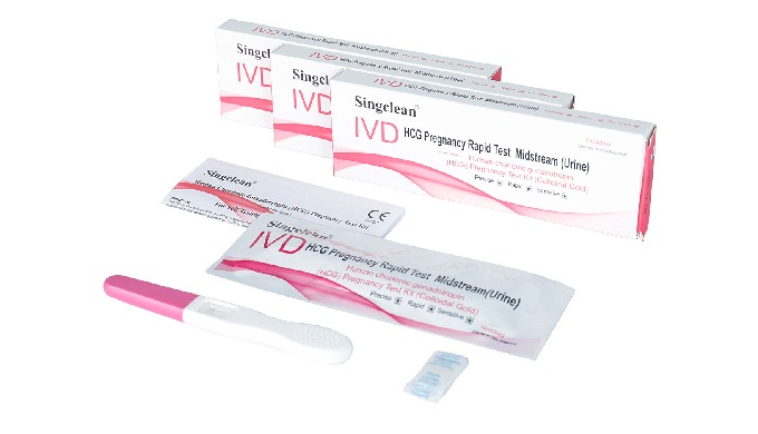 Singclean one step HCG pregnancy test kit for urine sample