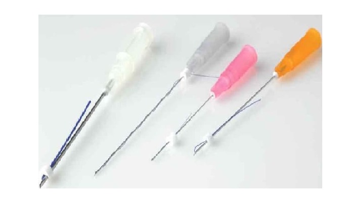 Sterile Single Use Polydioxanone suture with needle by Gwangju