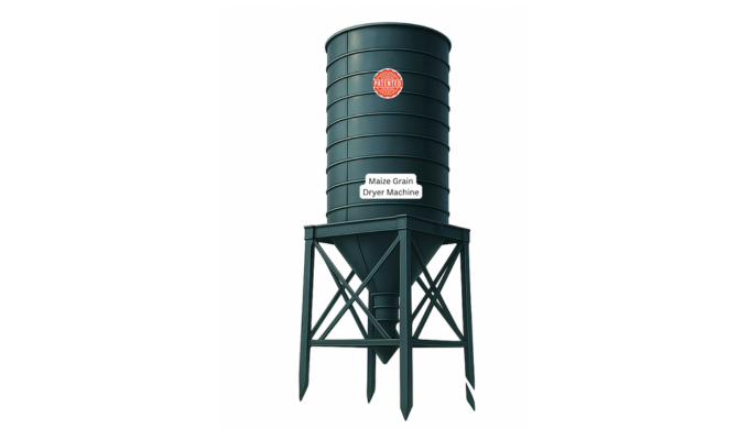 Grain Dryer Machine manufactured by Steamtech Innovative Machinery Pvt. Ltd. in Rajkot, India, is de...