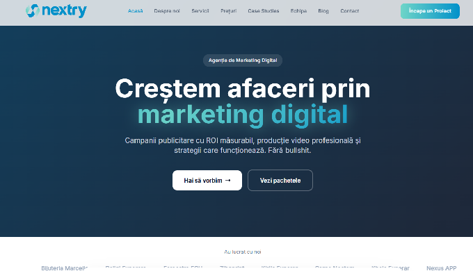 NEXTRY ofera servicii complete de marketing digital pentru afaceri din Romania si Europa. Campanii p...