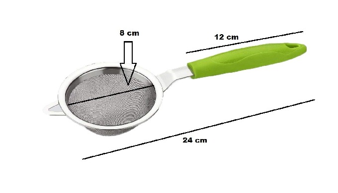 Perfect equipment for the modern kitchen; an innovative and multipurpose strainer with an elegantly ...