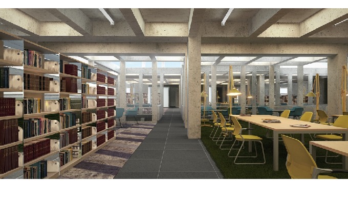 The brief was to give B.V Doshis original IIM-B library facility an interior face-lift and reorganiz...