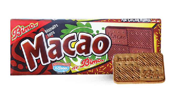 Macao Biscuit sec au cacao Savourez l’intensité du cacao avec les biscuits secs Macao de Bimo, un cr...