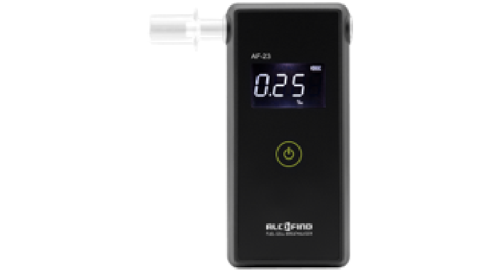 ALCOFIND AF-23, equipped with an advanced Fuel Cell Sensor, is the perfect personal breathalyzer, co...