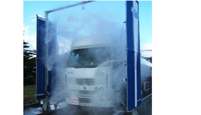 Impianto di lavaggio esterno superfici irregolari