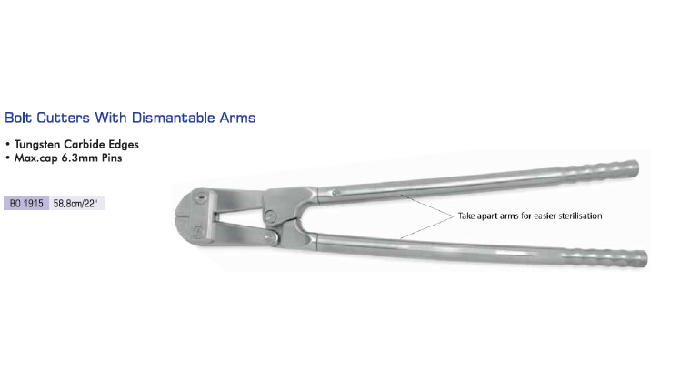 BOLT CUTTERS WITH DISMANTABLE ARMS T.C SIZE-58.8 CM, 22