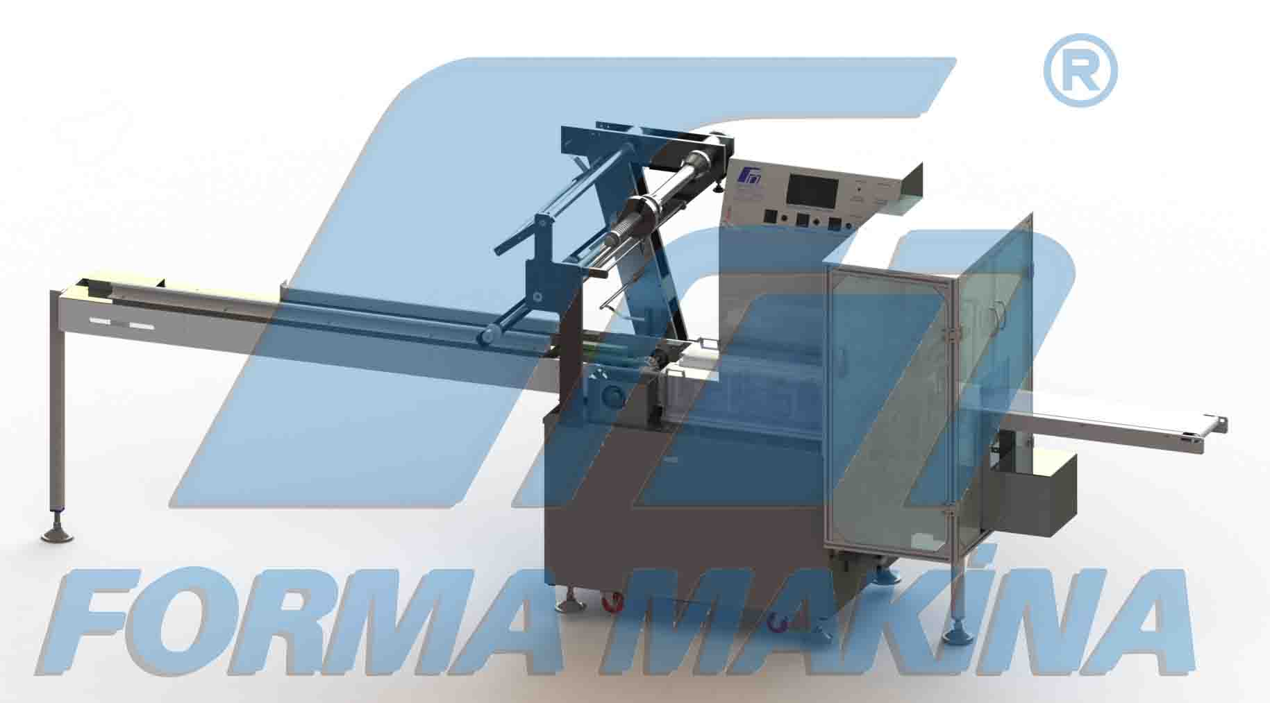 YA-110 model yatay ambalaj makinemiz, normal kapasiteli ve çok çeşitli üretimi amaçlayan firmalar iç...