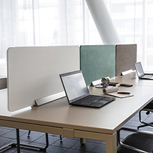 Patis is a self-standing desk partition designed to improve mental capacity in office environments. ...