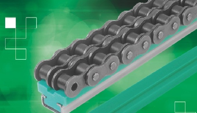 Gleitschienen f&uuml;r Rollenketten von norelem