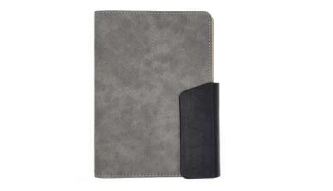 Organiseur RIDEX A4 Couverture en PU Thermo avec Ferture magnitique, 70g avec calculatrice.