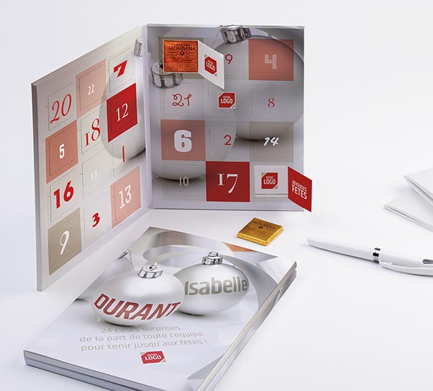 Calendrier de l'Avent BOULE DE NOEL de CREIDEO