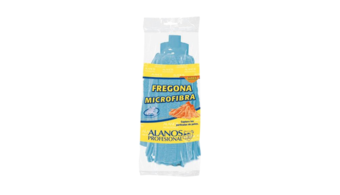 Fregona profesional fabricada en microfibra de alta calidad. Absorción ultra y durabilidad extrema g...