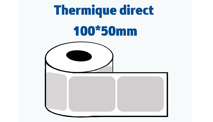 ETIQUETTES - 100*50 - THERMIQUE DIRECT