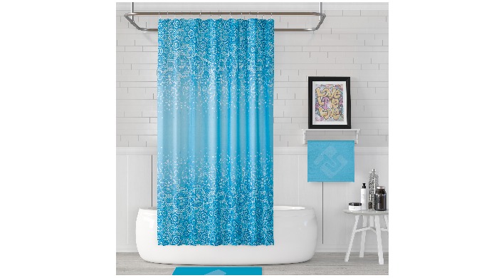 100 Polyester Shower Curtain Made In, Extra Wide Shower Curtain