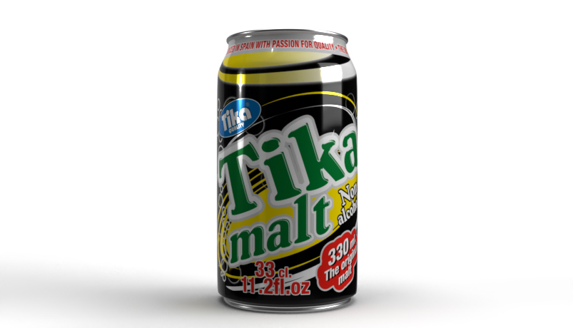 Bebida de Malta 33cl. Sin alcohol.