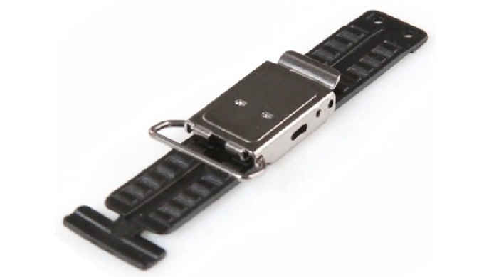 Attach the buckle to the buckle by attaching the strap to the buckle and attaching the buckle to the...