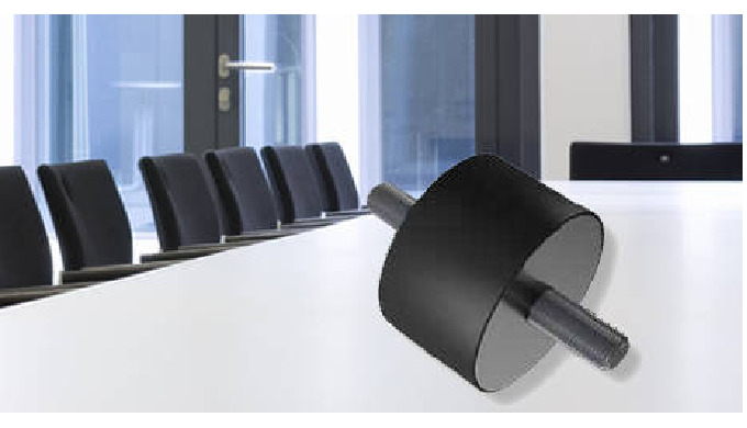 Rubber-metal buffers