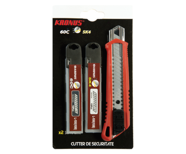 DESCRIEREA PRODUSULUI • acest cutter popular cu lama snap-of de 18 mm este echipat cu blocare pentru...