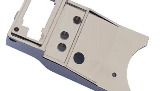 Custom CNC machined aluminum die casting mounting panel manufactured to OEM...