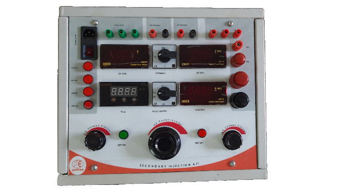 The Skipper Secondary Injection Kit can be used to test over current relays, under voltage relays, e...