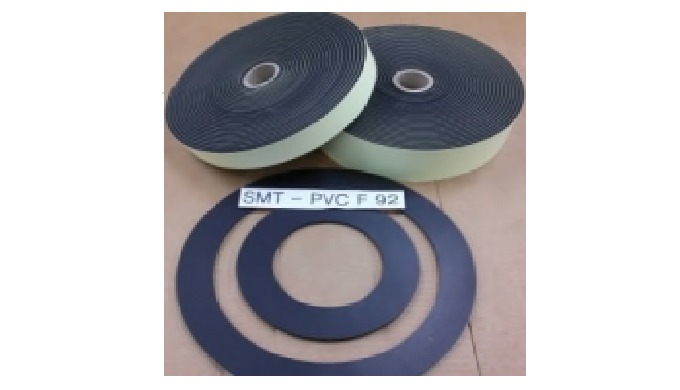 PVC SINGLE-SIDED FOAM SEAL (SMT-F-92) Product Description Flame-resistant high-density PVC foam tape...