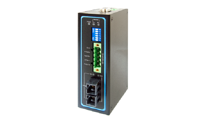 Industrial Serial to Fiber Media Converter The SF63 Industrial Serial to Fiber Media Converter Serie...