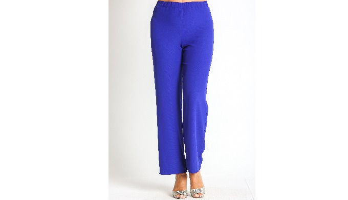 Pantalones de mujer en tejido elástico y suave