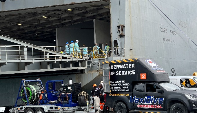 Professional underwater hull cleaning, propeller polishing, and UWILD inspections for vessels operat...