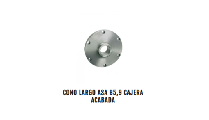 CONTRAPLATOS CONO LARGO ASA