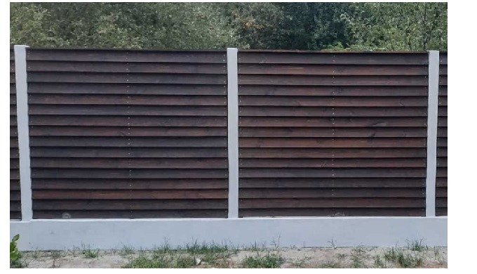 Деревянный забор импрегнированный в автоклаве консервантом TANALITH E.
