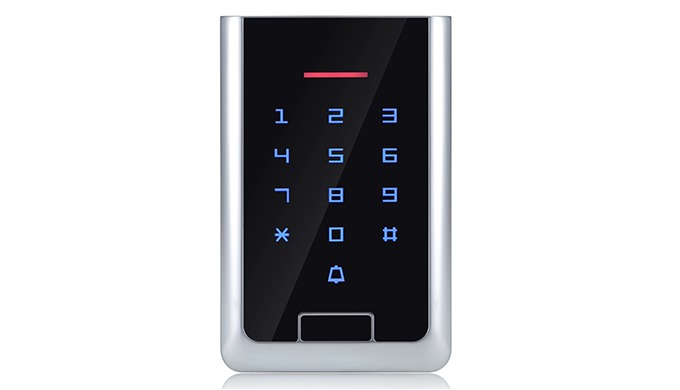 1.Brief introduction This new design touch screen access control/reader with doorbell button conform...