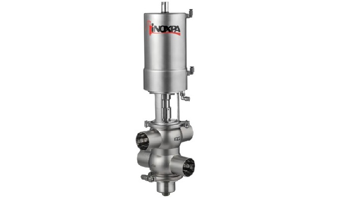 Válvula mixproof de duplo assento INNOVA P da Inoxpa A válvula mixproof de duplo assento INNOVA P da...