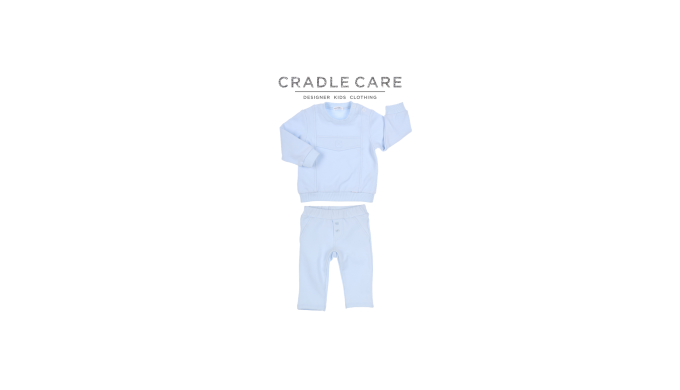 GYMP Baby Boy Pale Blue Tracksuit