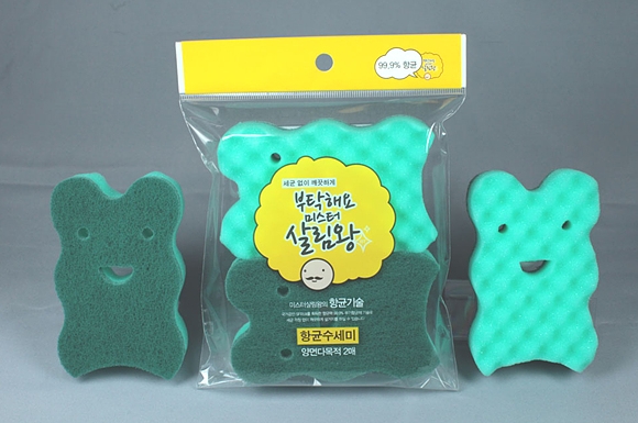 Antibacterial scrubber