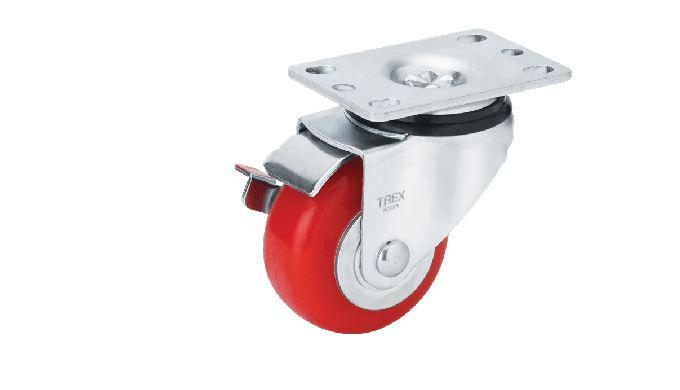 It is the most popular casters because it can withstand loads with easy structure.
