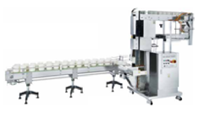 This machine can supply cups automatically for solid of material. The rotary machine can use to comb...