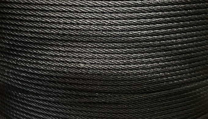 Black Colored Wire Ropes