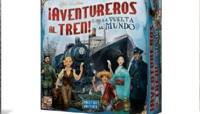 ¡Aventureros al Tren! es un juego de aventuras en tren. Los jugadores acumulan cartas de ciertos tip...