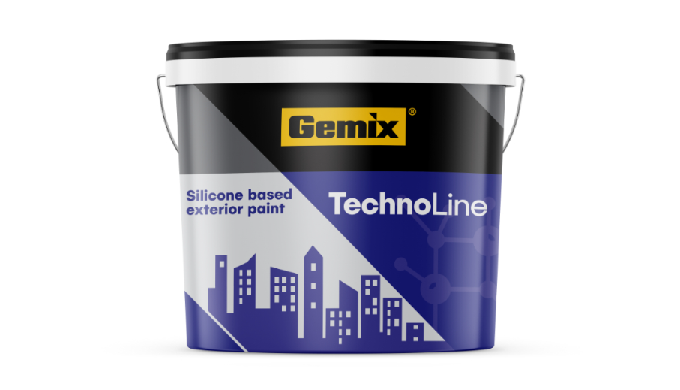 Technoline – Silicone Water-Based Exterior Paint with Self-Cleaning Effect