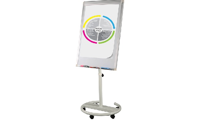CHEVALETS PAPERBOARD MOBILE PIED CIRCULAIRE