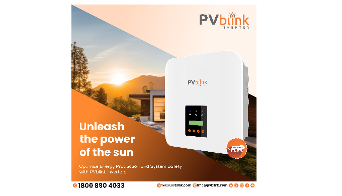 An on-grid solar inverter converts solar panel-generated DC electricity into AC electricity for use ...