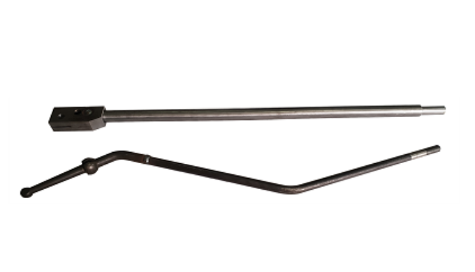 CONTROL AND DRIVE LEVERS FOR VEHICLES Different types of levers and drives made of tube and sheet, m...
