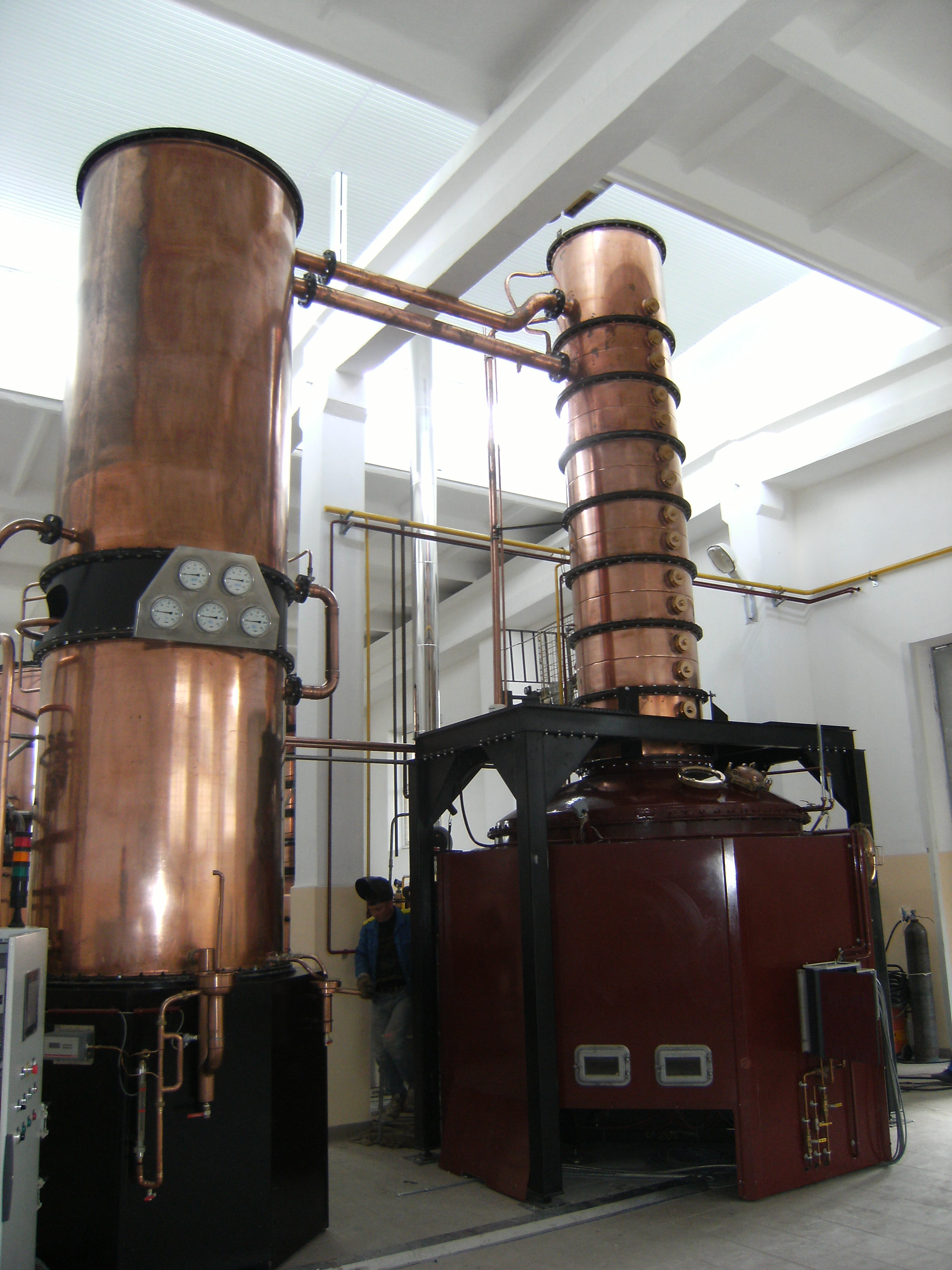 Alambic pour la production d'Armagnac ou Brandy