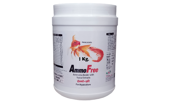 Available in 300 Gms 1 Kg Ammonia Binder with Yucca Extracts toxic gases absorption for aquaculture ...