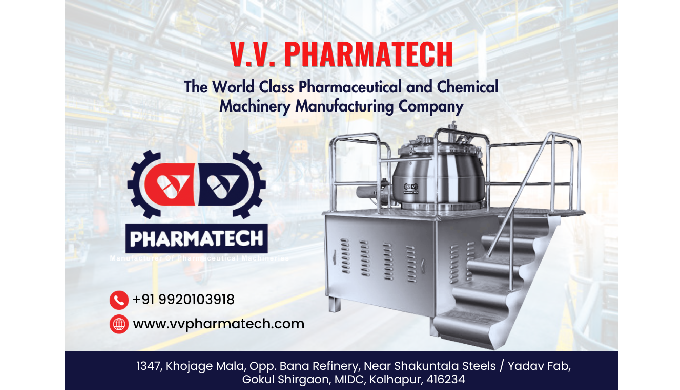 V.V. Pharmatech was founded in 2011 with a Vision to serve the pharma industry. We are a manufacture...